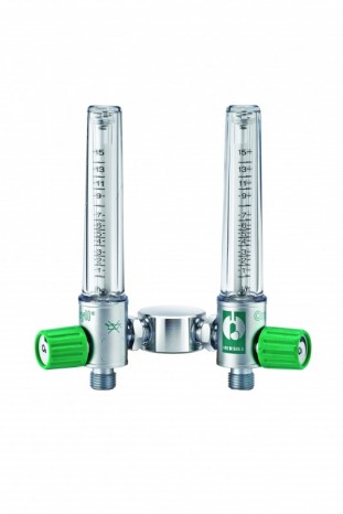Dual Flowmeter, Medical Equipment, 